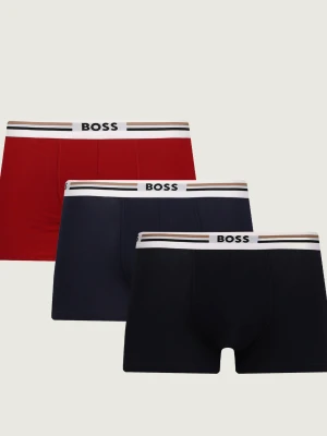 BOSS BLACK Bokserki 3-pack Revive granatowy