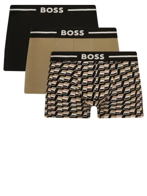 BOSS BLACK Bokserki 3-pack Trunk 3P Bold Design