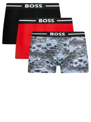 BOSS BLACK Bokserki 3-pack Trunk 3P Bold Design