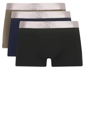 BOSS BLACK Bokserki 3-pack Trunk 3P Metallic