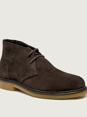 BOSS BLACK Buty wysokie Kope_Desb_sdhs | zamsz brązowy