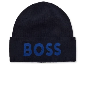 BOSS BLACK Czapka Elio | z dodatkiem wełny i kaszmiru