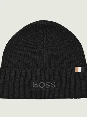 BOSS BLACK Czapka Magico_R | z dodatkiem wełny