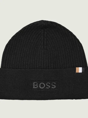 BOSS BLACK Czapka Magico_R | z dodatkiem wełny