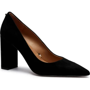 BOSS BLACK Czółenka na słupku Janet_ChPump90 | zamsz