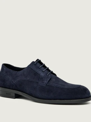 BOSS BLACK Derby Tayil | zamsz granatowy