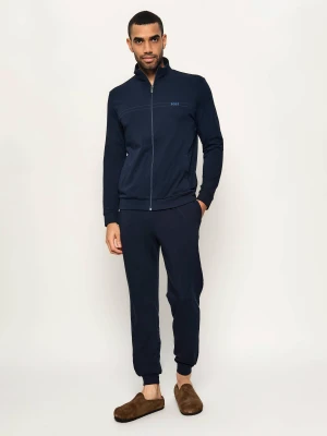 BOSS BLACK Dres 365 Long Set | Regular Fit granatowy