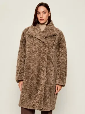 BOSS BLACK Futro Citeddy |shearling | z dodatkiem wełny