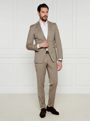 BOSS BLACK Garnitur C-Huge-2Pcs-241 | Slim Fit | z dodatkiem wełny