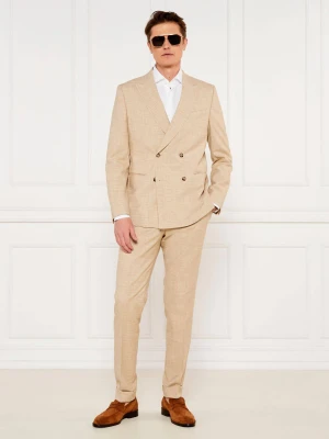BOSS BLACK Garnitur C-Huge-2Pcs-DB-252 | Slim Fit | z dodatkiem wełny