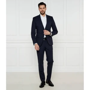 BOSS BLACK Garnitur H-Huge-2Pcs-224 | Slim Fit | z dodatkiem wełny