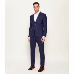 BOSS BLACK Garnitur H-Huge-2Pcs-253 | Slim Fit | z dodatkiem jedwabiu i wełny