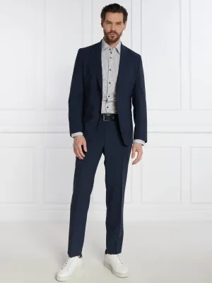 BOSS BLACK Garnitur P-Huge-2Pcs-242 | Slim Fit | z dodatkiem wełny