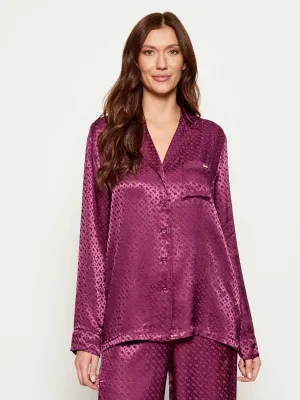 BOSS BLACK Góra od piżamy B Monogram_LS | Loose fit