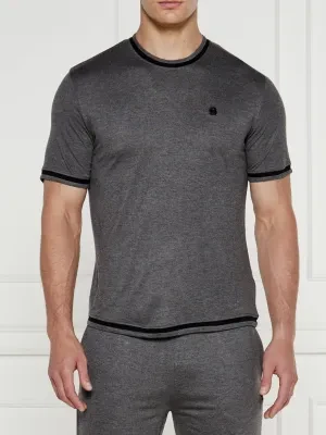 BOSS BLACK Góra od piżamy | Regular Fit | z dodatkiem jedwabiu