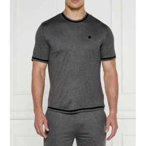 BOSS BLACK Góra od piżamy | Regular Fit | z dodatkiem jedwabiu