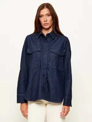 BOSS BLACK Jeansowa koszula ALOSYNE | Relaxed fit