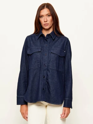 BOSS BLACK Jeansowa koszula ALOSYNE | Relaxed fit