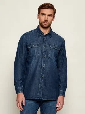 BOSS BLACK Jeansowa koszula BECKHAM x BOSS | Regular Fit