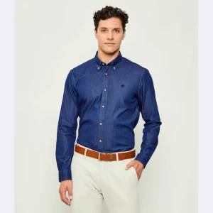 BOSS BLACK Jeansowa koszula H-ROAN-BD-E-C1-253 | Slim Fit