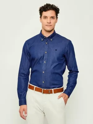 BOSS BLACK Jeansowa koszula H-ROAN-BD-E-C1-253 | Slim Fit