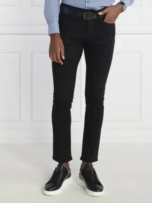 BOSS BLACK Jeansy Delaware | Slim Fit | z dodatkiem kaszmiru