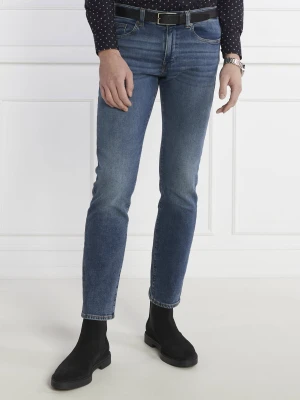 BOSS BLACK Jeansy Delaware3-1 | Slim Fit granatowy