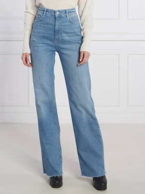 BOSS BLACK Jeansy MARLENE WIDE HR 1.1 | Relaxed fit niebieski