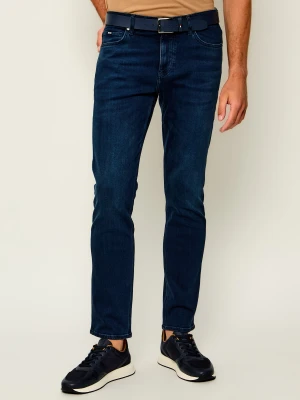 BOSS BLACK Jeansy P-Delaware | Slim Fit granatowy