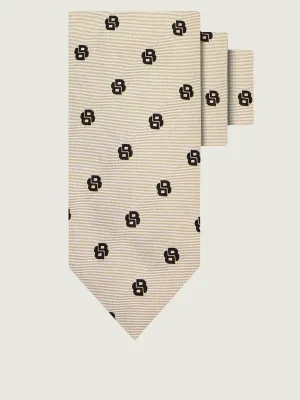 BOSS BLACK Jedwabny krawat 253