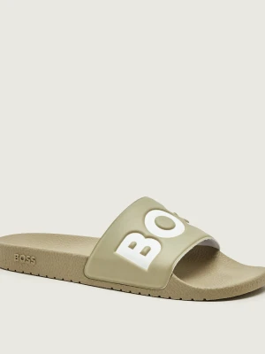 BOSS BLACK Klapki Aryeh_Slid pistacjowy