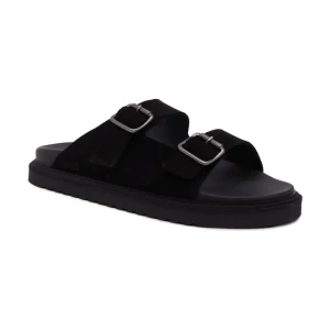 BOSS BLACK Klapki Cliff Sand | zamsz