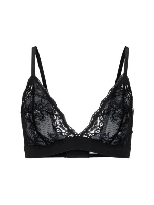 BOSS BLACK Koronkowy biustonosz TRIANGLE LACE