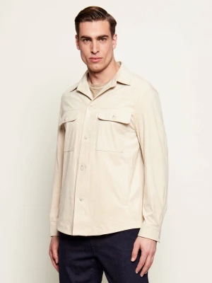 BOSS BLACK Koszula C-Carper-OS-253F | Relaxed fit beżowy