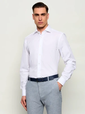 BOSS BLACK Koszula H-DAVID-spread Boss x David Beckham | Slim Fit biały