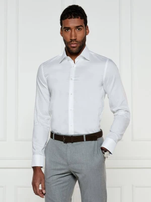 BOSS BLACK Koszula H-HANK-kent-C3-214 | Slim Fit biały