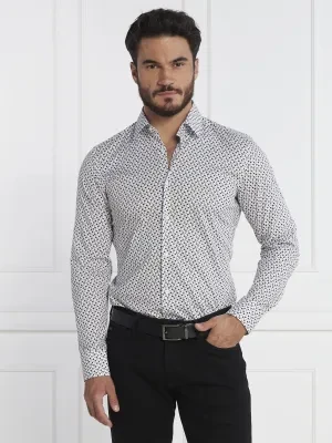 BOSS BLACK Koszula H HANK s kent C | Slim Fit | stretch