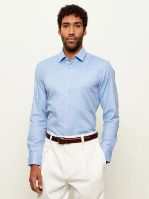 BOSS BLACK Koszula H-HANK-s-kent-C1-232 | Slim Fit | easy iron błękitny