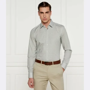 BOSS BLACK Koszula H HANK s kent C1 | Slim Fit