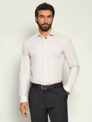 BOSS BLACK Koszula H-Hank-S-SP-C1-263 | Slim Fit | stretch beżowy