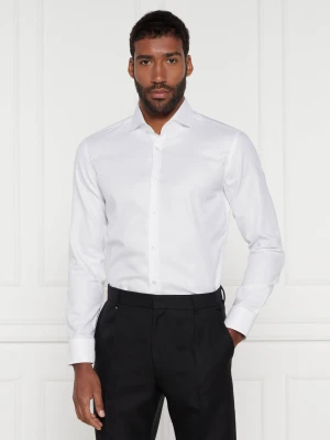 BOSS BLACK Koszula H-HANK-spread-C1-222 | Slim Fit biały