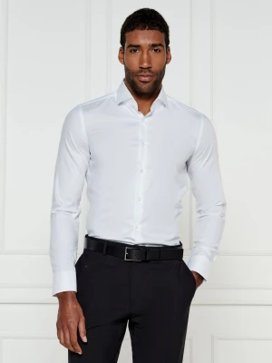 BOSS BLACK Koszula H-HANK-spread-C1-222 | Slim Fit biały