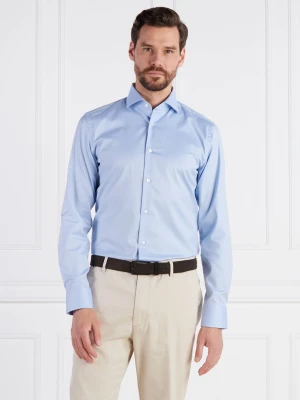 BOSS BLACK Koszula H-HANK spread C1 | Slim Fit błękitny