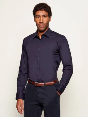 BOSS BLACK Koszula H-JOE-kent- | Regular Fit granatowy