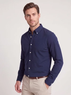 BOSS BLACK Koszula H-Roan-BD-E-C1-263 | Slim Fit granatowy