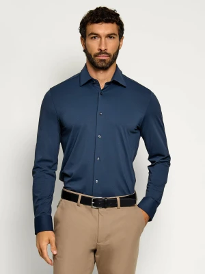 BOSS BLACK Koszula P-Hank-K-261 | Slim Fit granatowy