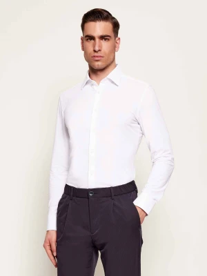 BOSS BLACK Koszula P-HANK-K-261 | Slim Fit | stretch biały
