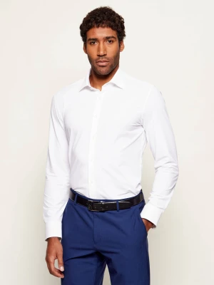 BOSS BLACK Koszula P-HANK-K-261 | Slim Fit | stretch biały