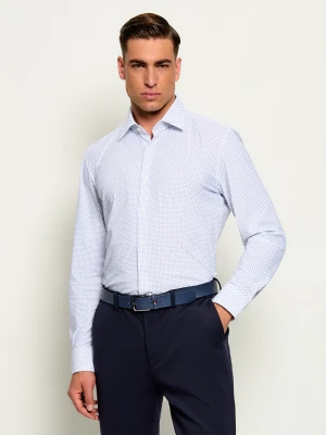 BOSS BLACK Koszula P-Hank-kent-C1-222 | Slim Fit błękitny