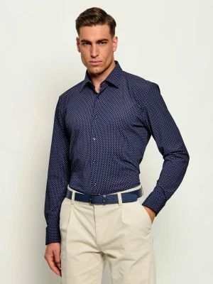 BOSS BLACK Koszula P-Hank-kent-C1-222 | Slim Fit granatowy